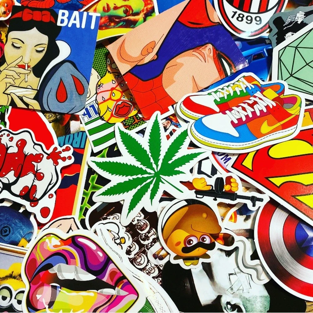 40 Graphic Waterproof Tumblr Stickers